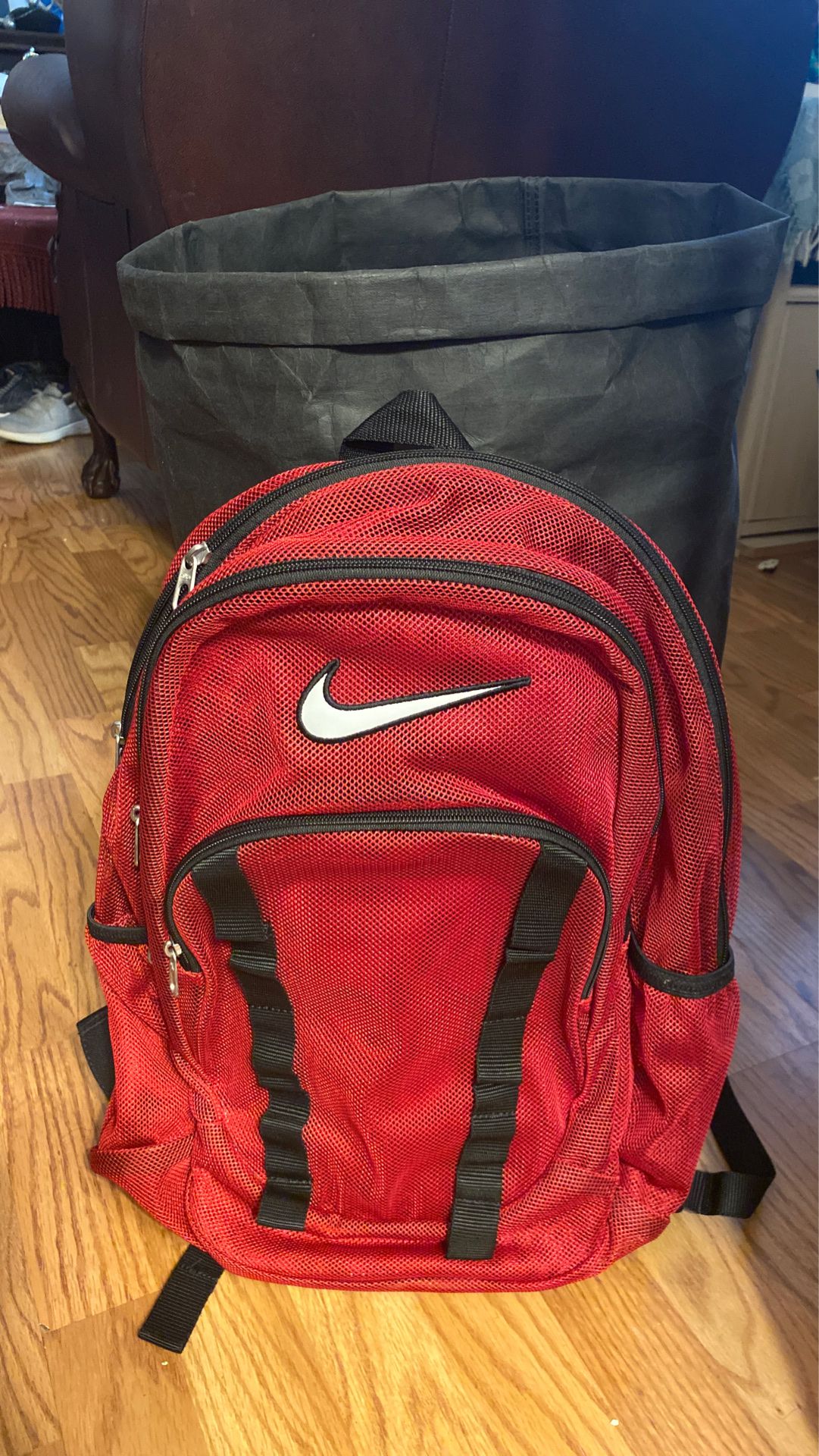 Nike mesh red backpack