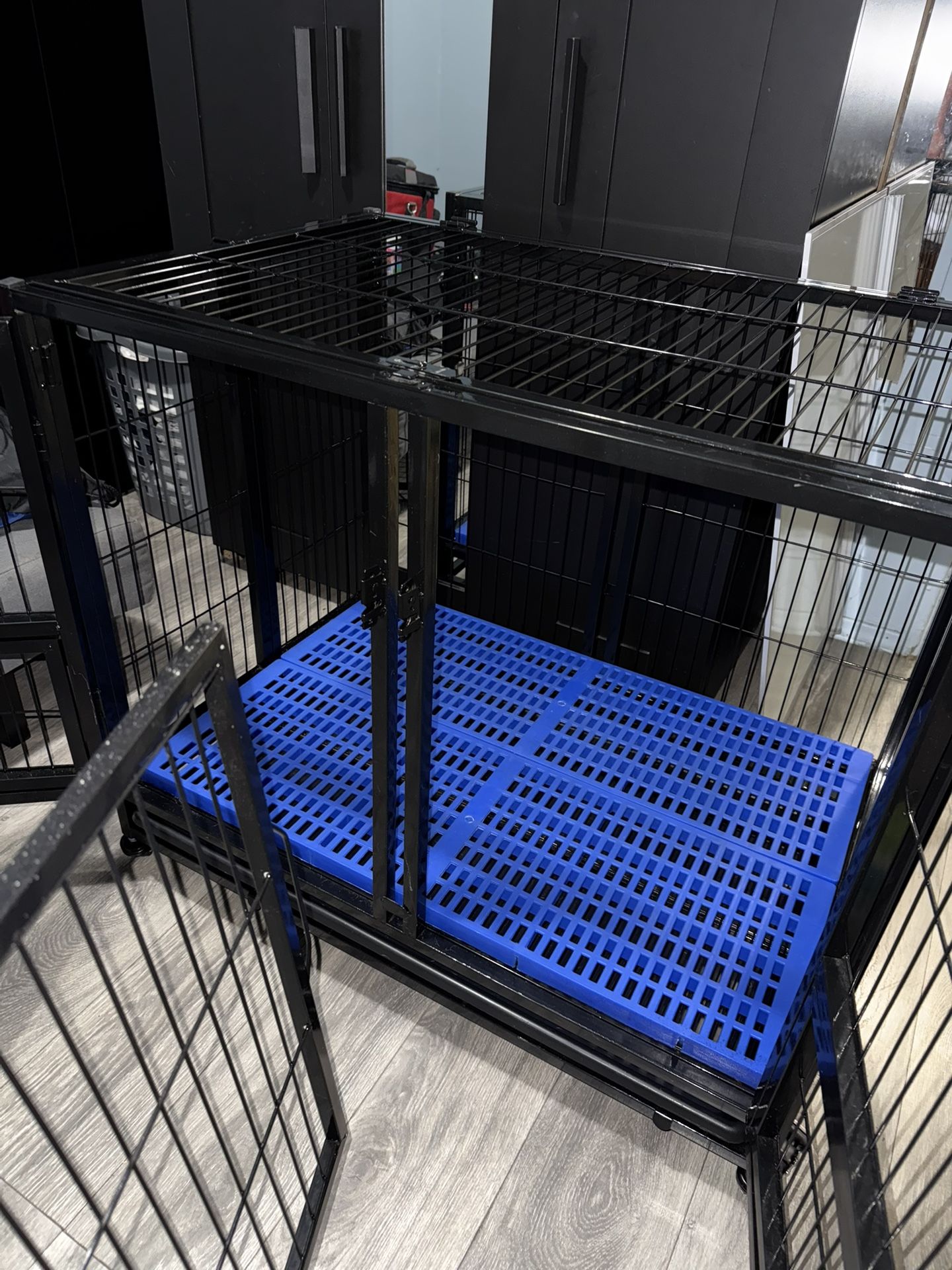 Dog Cage With Divider