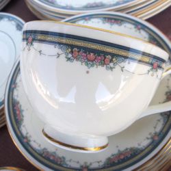 Two 5 Piece Place Sets  H5121 ROYAL DOULTON CHINA ALBANY PATTERN.English bone china. Production Dates: 1986