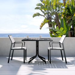 Crate & Barrel Outdoor Table And Chairs