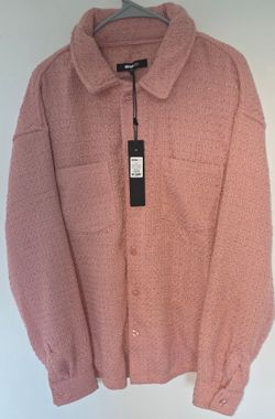 Nova Men Mauve Textured Button-Up Shirt
