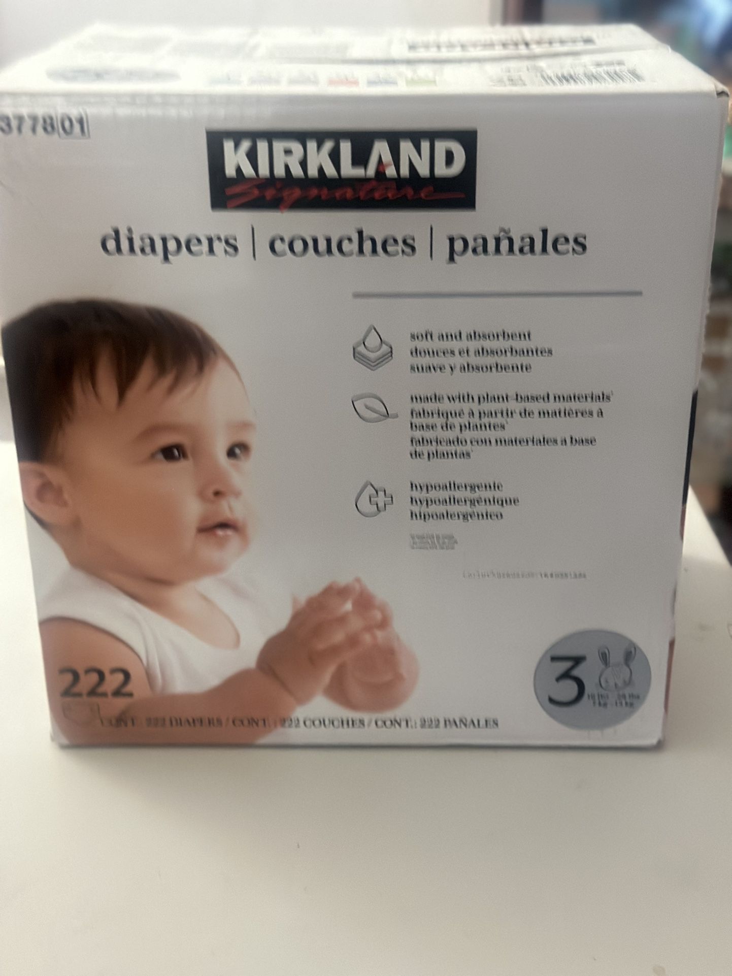 Size 3 Kirkland Diapers