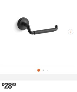 Kohler-Paces Wall Mounted Toilet Paper Holder in Matte Black New in Box