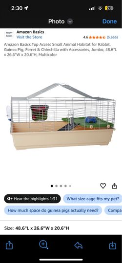 Large Pet Cage (rats, hamsters, guinea pig, bunny)