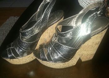 BCBGeneration leather wedges NEW size 9