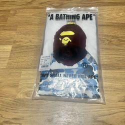 Blue Bape Camo Tee