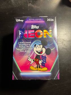 2026 Topps Disney Neon Trading Cards Blaster Box