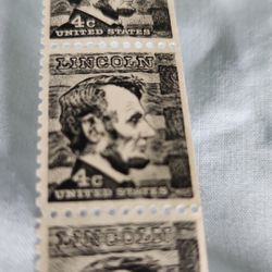 Lincoln 4 Cent Stamp Lot Of 10