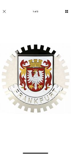 Frankfurt car grill emblem