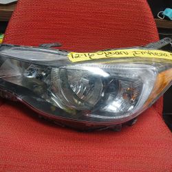 2012-16 Subaru Impreza Left Headlight Regular 