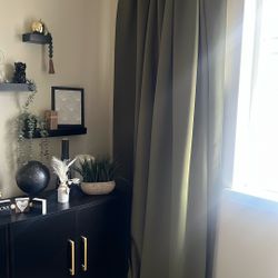 Olive Green Blackout Curtains