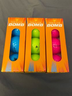Top flute golf balls - 9 new