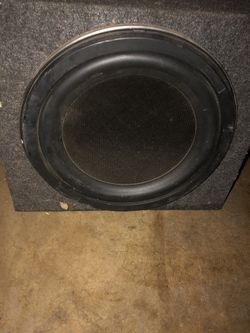 Kenwood 12” sub