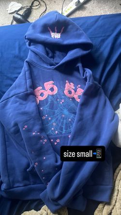 555 Blue Spider Hoodie