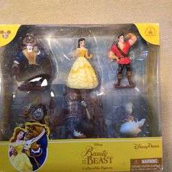 Beauty & The Beast Boxed Collectible Set Disney Park Exclusive Never Opened But Box Is Taped Up And Slightly Flawed