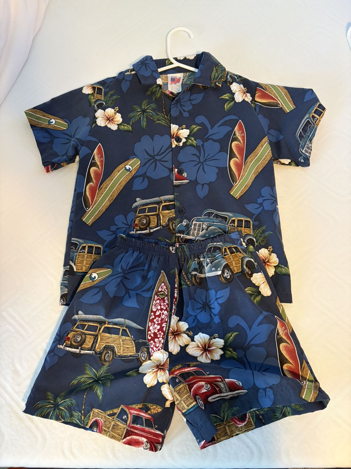 Hawaiian Boy Shirt & Shorts New!