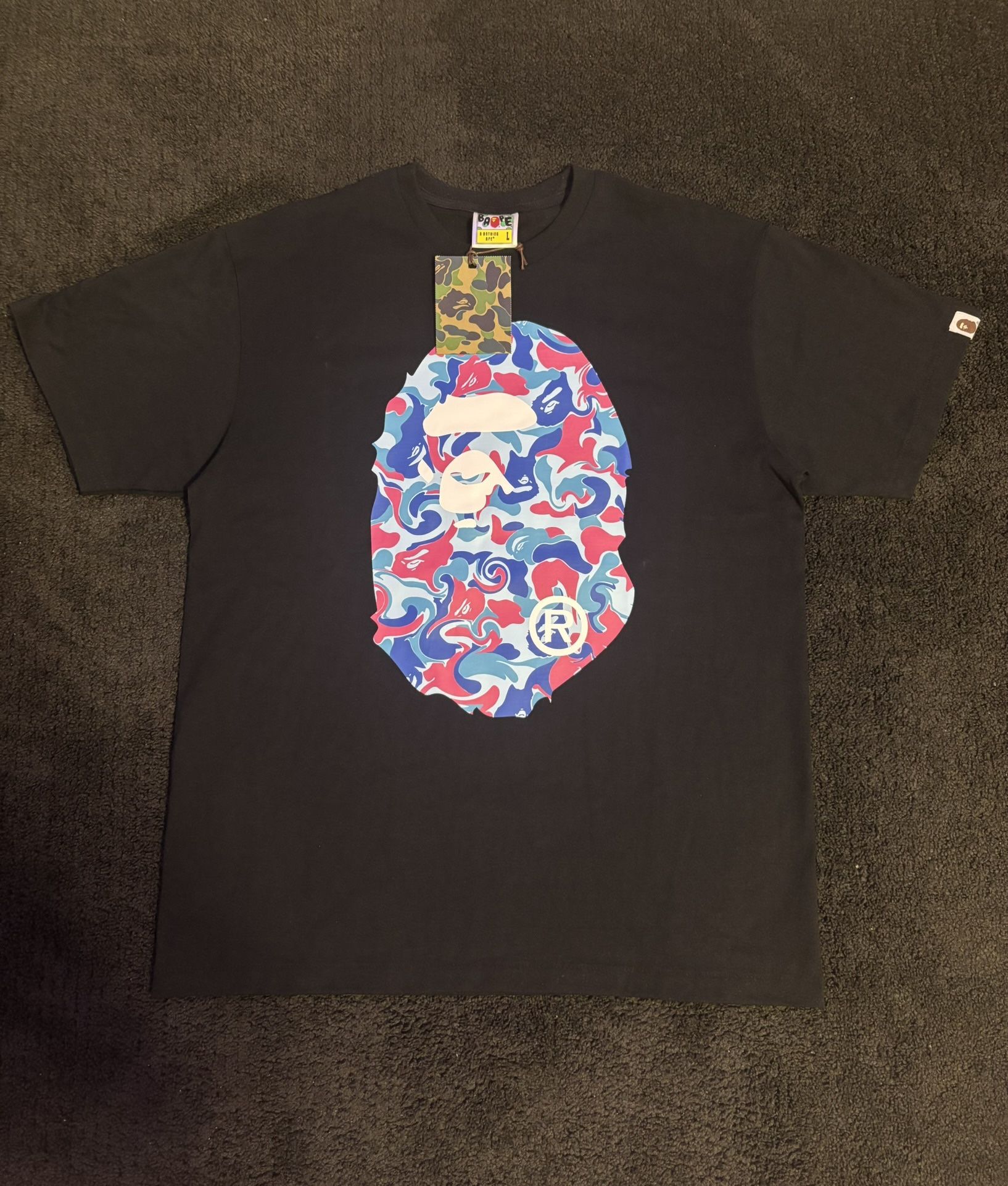 Bape marble camo tee Mens Large