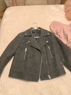 grey leather jackets