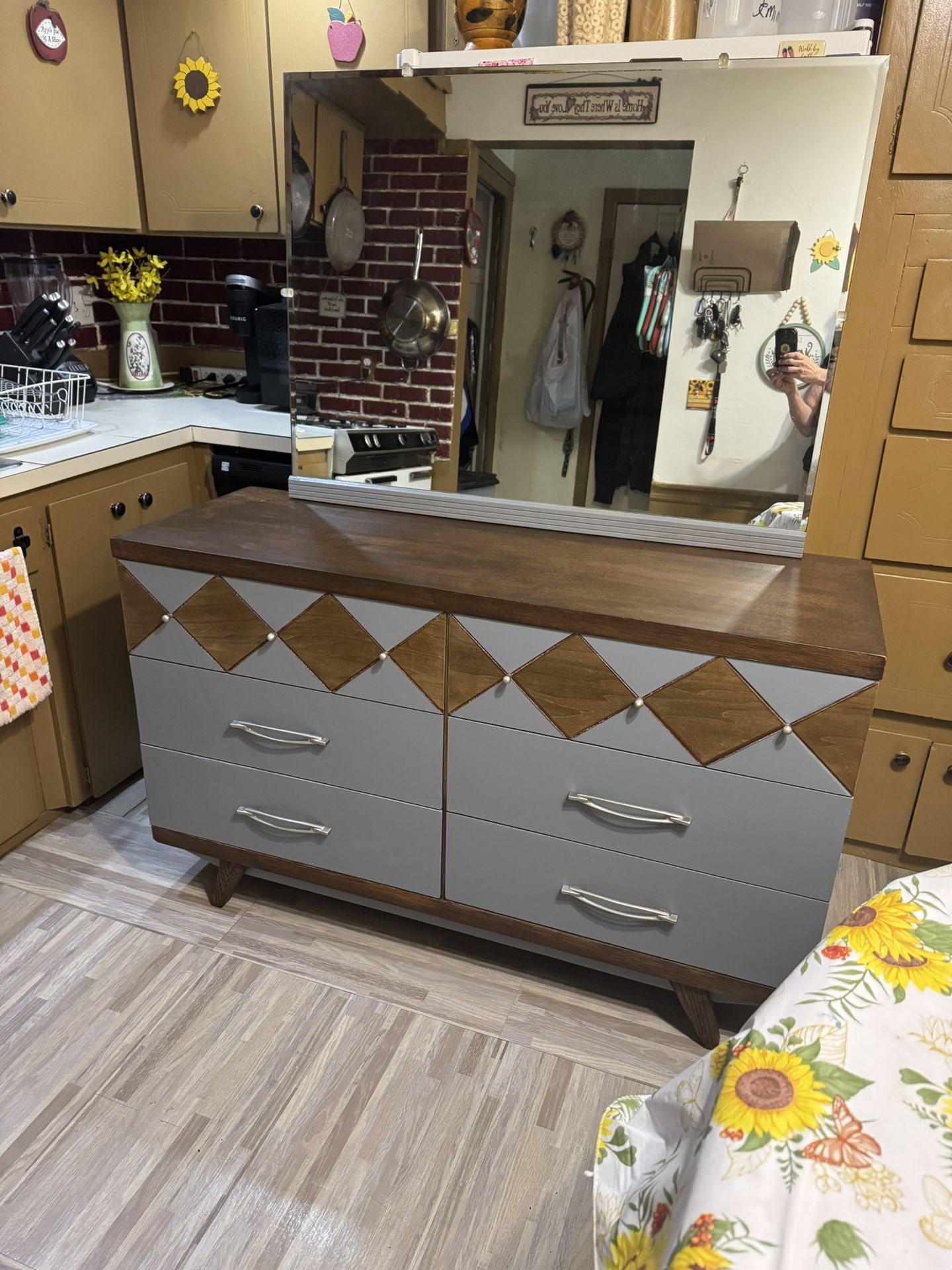 Dresser MCM Freshly painted Free NYC delivery
