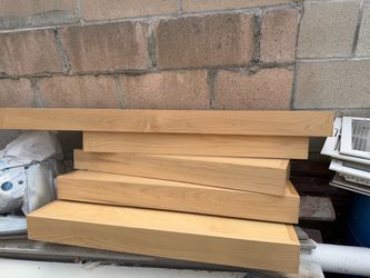 Floating Shelves custom set of5 $200 firm