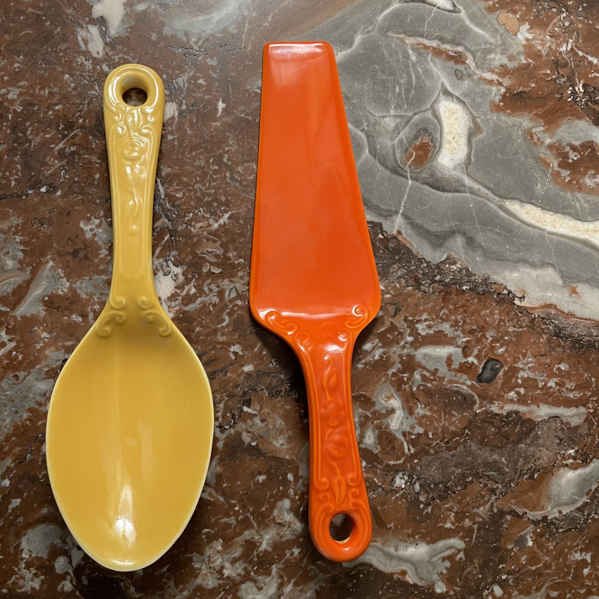 Vintage Fiestaware Kitchen Craft Serving Utensils