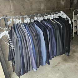 Used expensive quality wool suits size 44R 46R 46L
