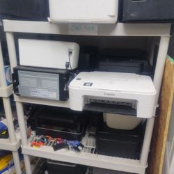 Dozens Of Printers And Ink 