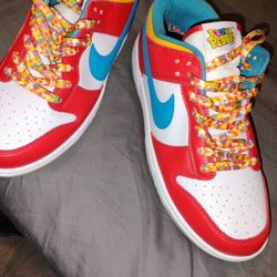 LeBron James Fruity Pebbles Nike Qs