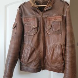 Man Leather Coat