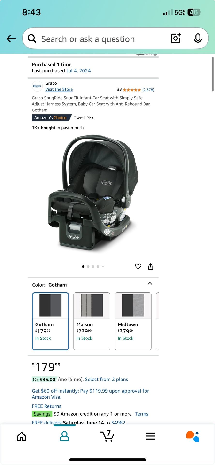 Infant Car Seat