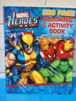 Marvel Heroes Coloring & Activity Books $2.50 each (Two Available)