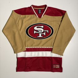 Y2K San Francisco 49ers Youth Hockey Jersey Sz Youth 14-16