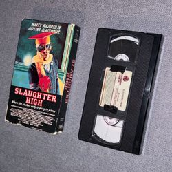 VHS Slaughter High - Movie Video Tape