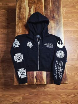Darc Sport -SHE- /Star Wars Collab "Power Of The Dark Side" Padmè Cropped Zip-up