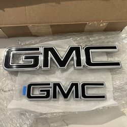 GMC Front & Back Emblem (black)