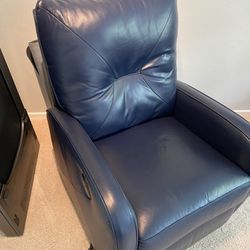 Leather Recliner - Motorized