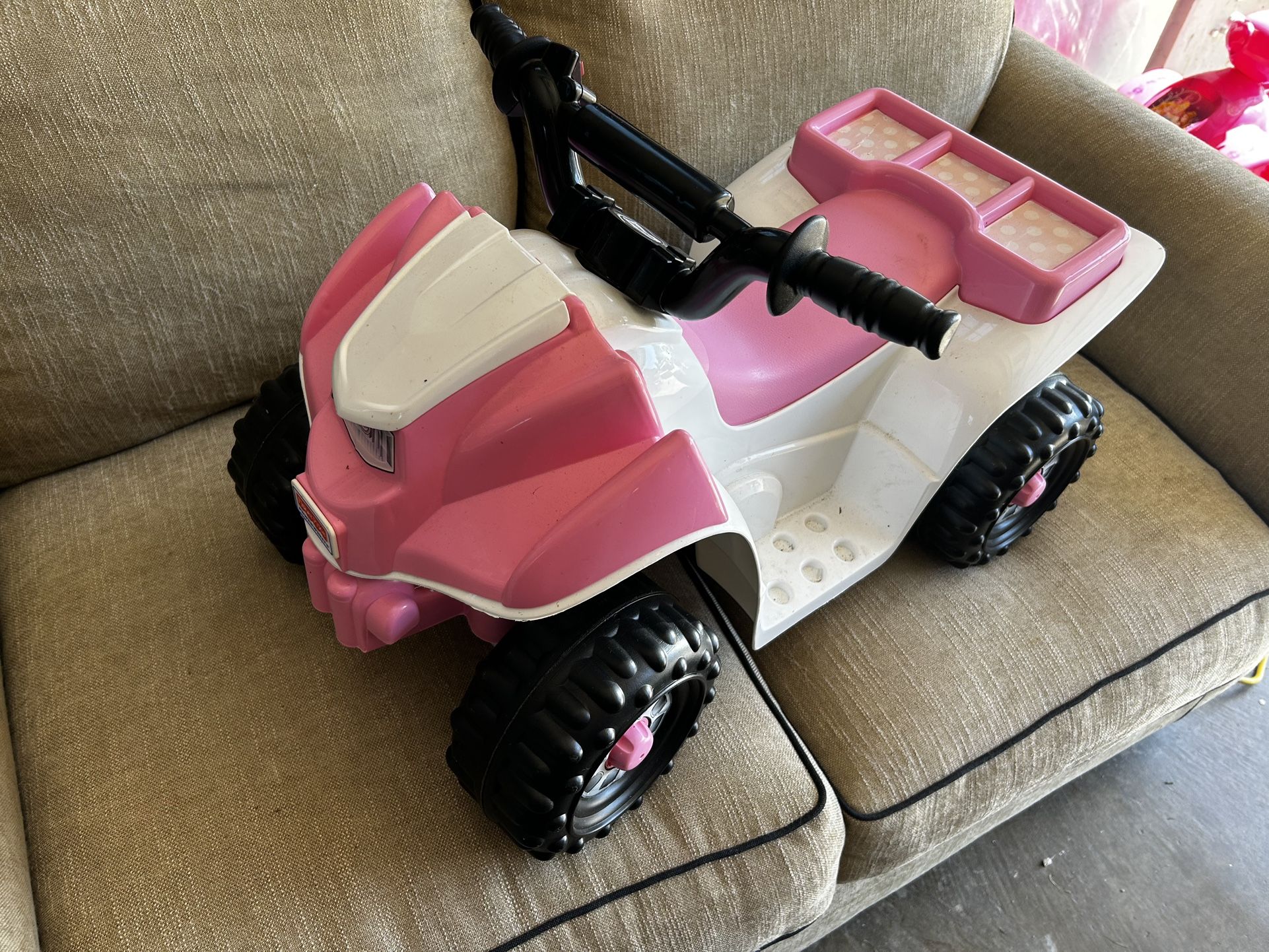 Minnie Mouse Electric Quad Ride On Toy, Kids 1.5-3 Years Old,