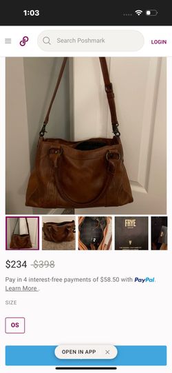 Leather Brown Frye Bag 