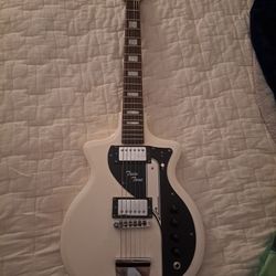 FSOT Airline Twin Tone Electric Guitar Rare Double Cut Edition