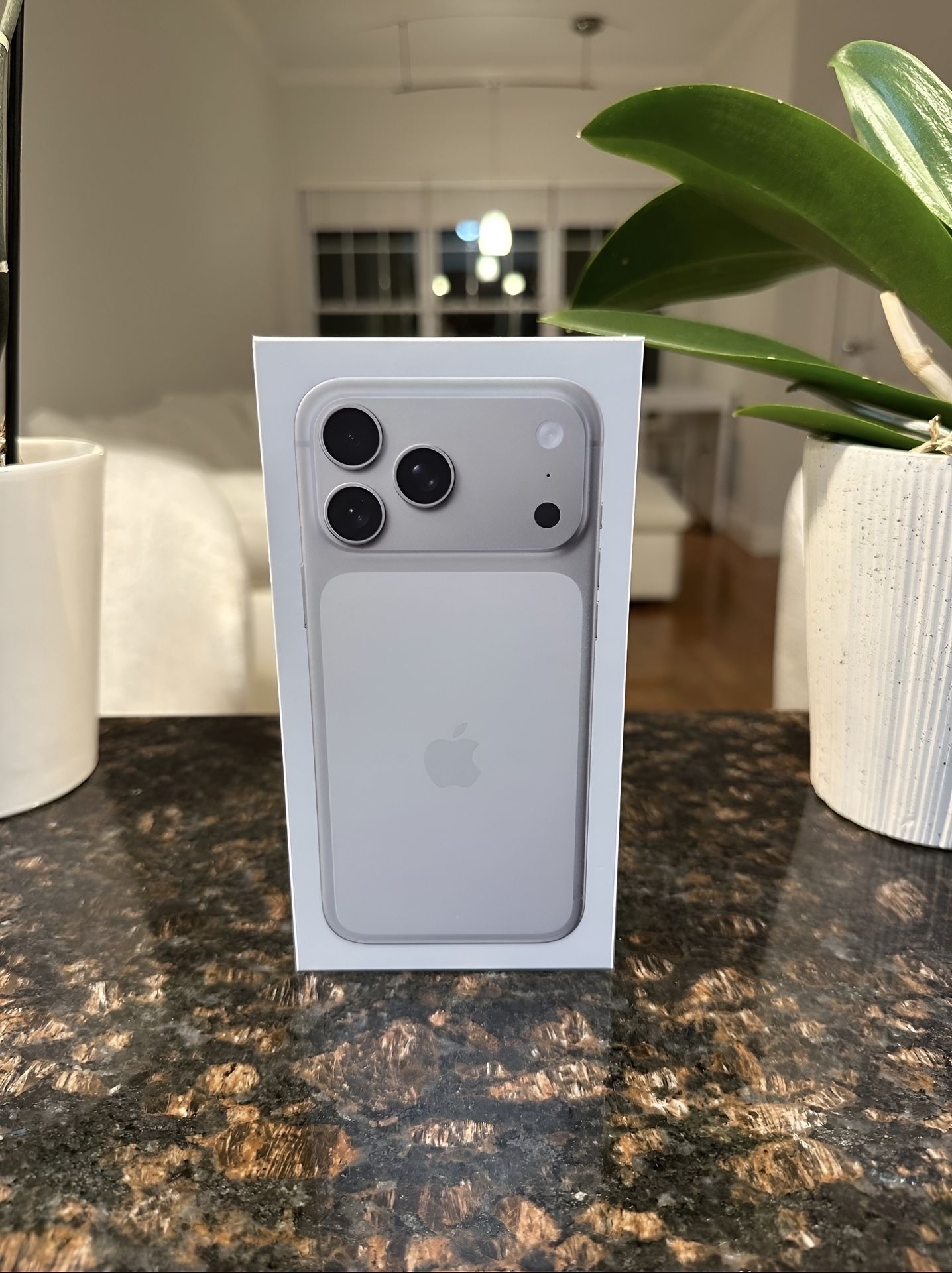 New & Sealed iPhone 17 Pro Max 256GB β Newest Release, White Titanium W OG Packaging + Warranty