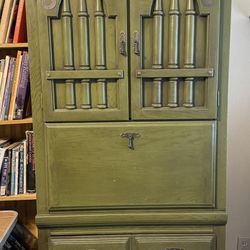 Wood Secretary 78” Tall x 30” Wide x 15 ½” Deep