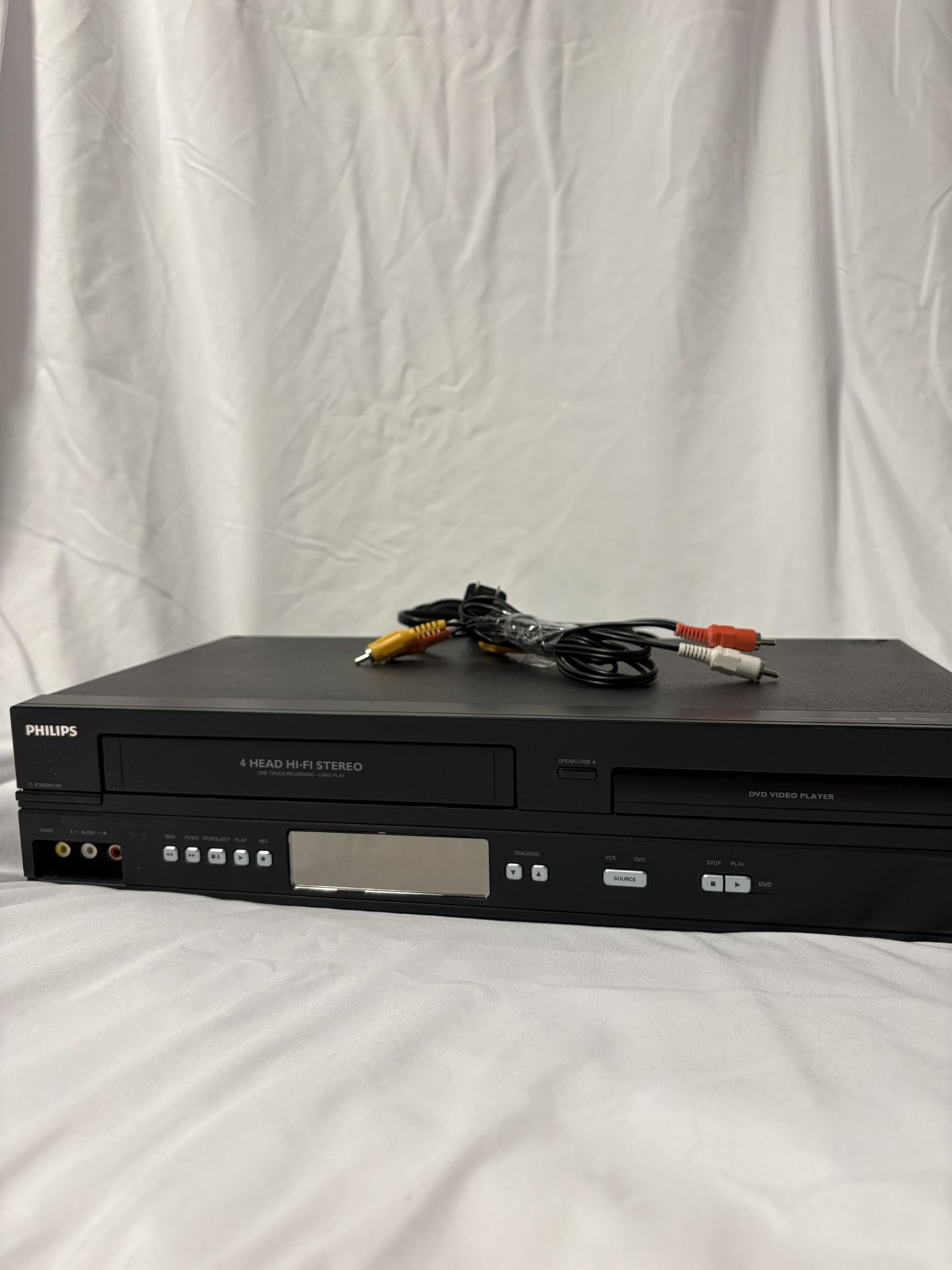 Phillips VCR and DVD player