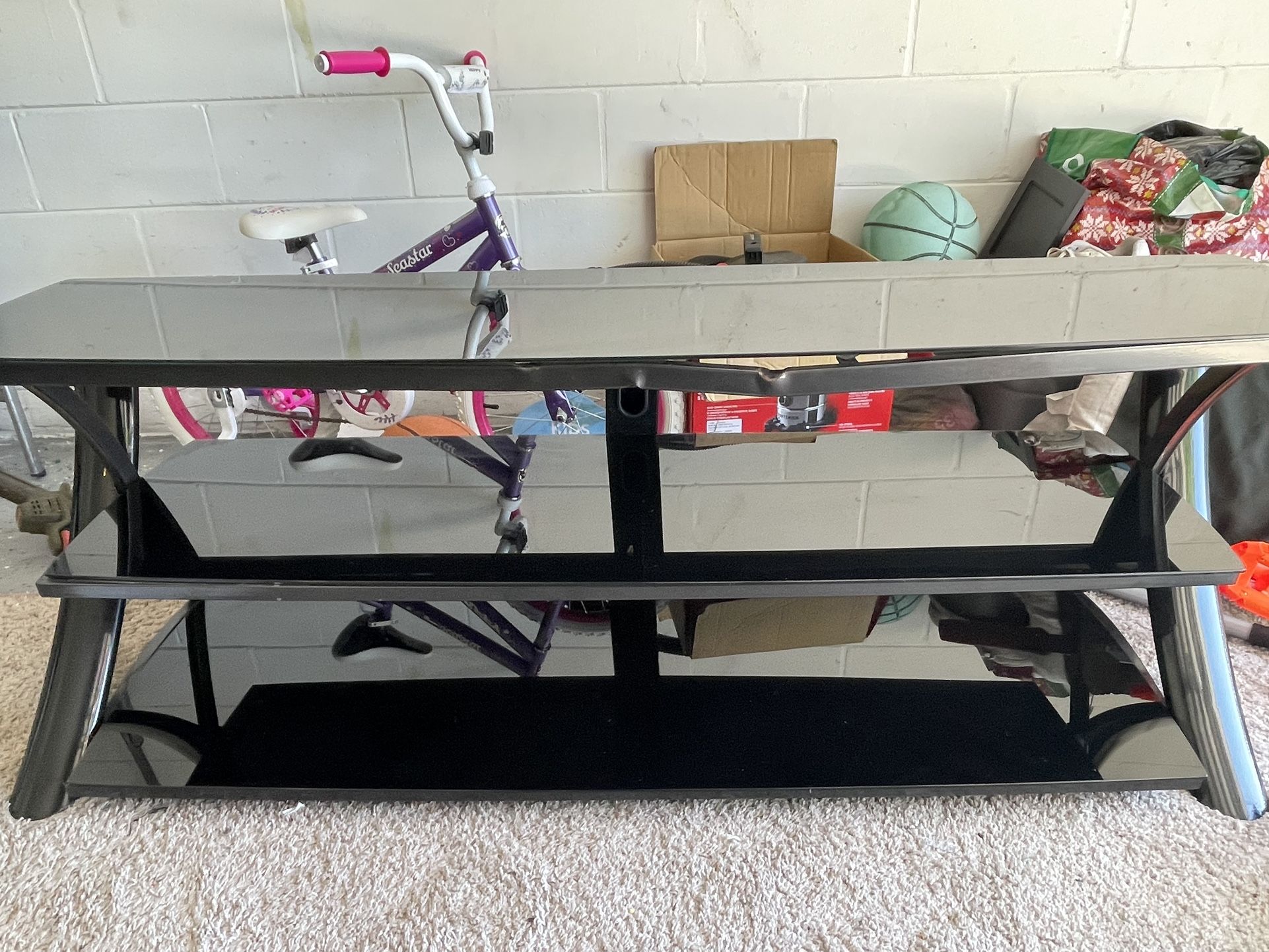 70” Black Entertainment Center