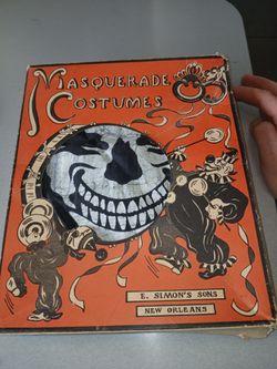 1920's Masquerade Costumes by E. SIMONS SON  Skeleton Costume