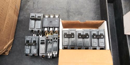 Brakers and contactor.