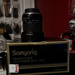 Samyang fisheye lens