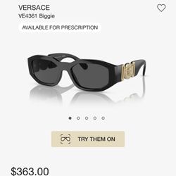 Versace Sun glasses