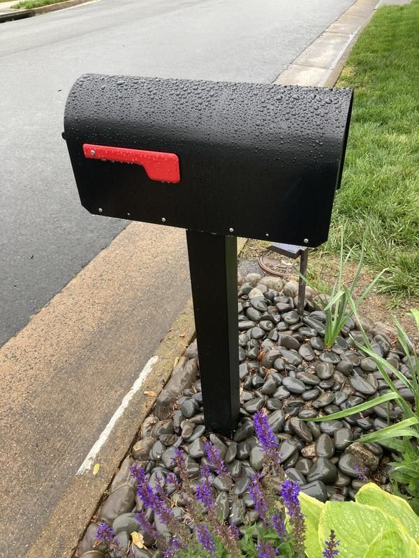 Large Steel Architectural Mailbox Sequoia Black