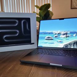 16-inch MacBook Pro - M3 Pro chip - Space Black (Mint Condition) with AppleCare+