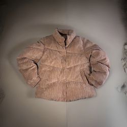 Pink GB Girls Buttoned Puffer Jacket Size 10/12